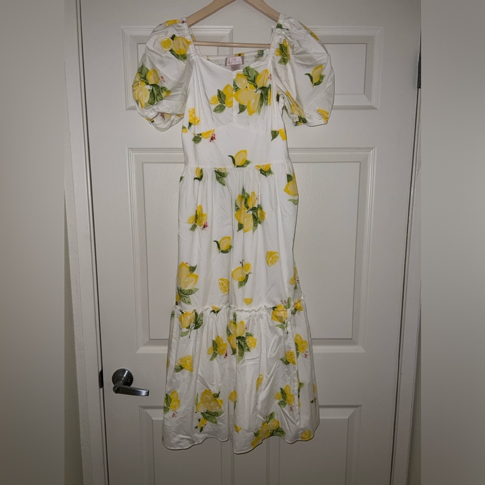 Rachel Parcell lemon print dress.